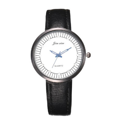 

Women Fashion Casual PU Leather Band Watch Lady Simple Alloy Case Quartz Wrist Watch