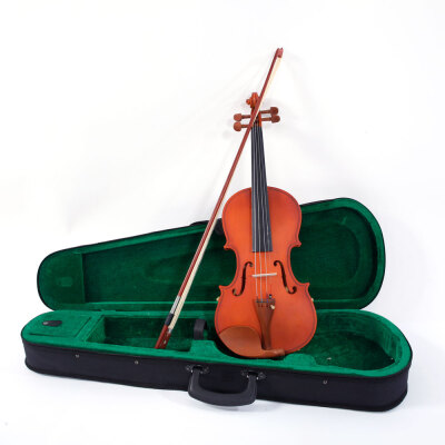 

Glarry 44 Teen Natural Violin CaseBowRosinShoulder RestStringTuner Durable