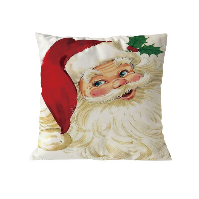 

Tailored Christmas Cotton Soft Pillow Case Sofa Waist Throw Cushion Cover Home Decor