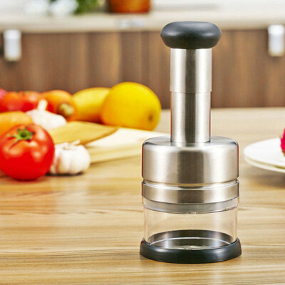

Manual Garlic Onion Food Chopper Fruit Vegetable Cutter Grater Kitchen Tool