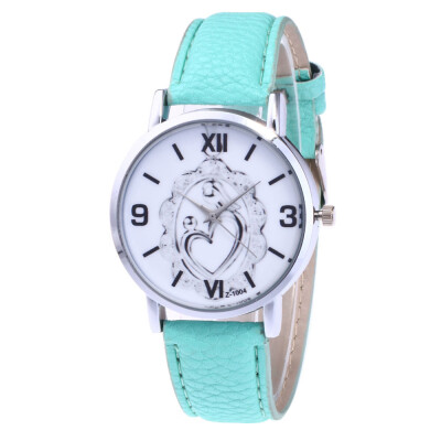 

Fashion Cute water flower Animal Watch Women Girl Leather Strap Analog Quartz Watch For Women relojes de mujer Montres Femme &Ff