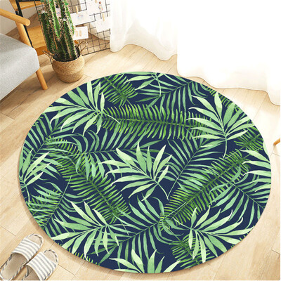 

〖Follure〗Botany Elements Blanket Round Bathroom carpet 60cm