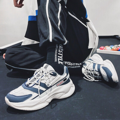 

Autumn Korean version of Hong Kong style increases Dad shoes net face mens shoes trendy shoes summer casual shoes