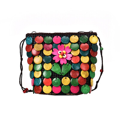 

Tailored Fashion Women National Style Hand-Weaved Bucket Bag Crossbody Bag Shoulder Bags