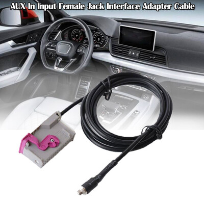 

Tailored Car AUX In Input Female Jack Interface Adapter Cable For A3 A4 A6 A8 TT R8