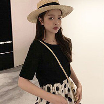 

Women Striped Short Sleeve T-Shirt Ladies Loose Fit Blouse Tops Holiday Casual