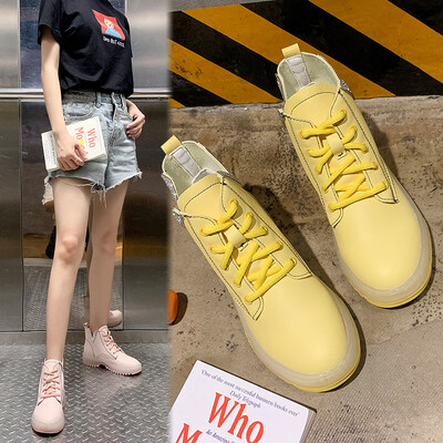 

Martin boots female British wind short boots net red student womens boots simple models 110660731