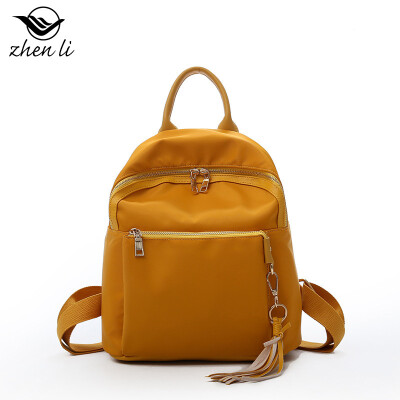 

Nylon Backpack Female Shoulder Fashion Explosion Candy Color Trend Fashion Sports Girl Travel Bag
