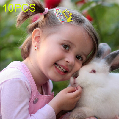 

Gobestart 10PCS Hair Clip Children Hair Clip BB Hair Clip Water Drop Clip 5CM Printing