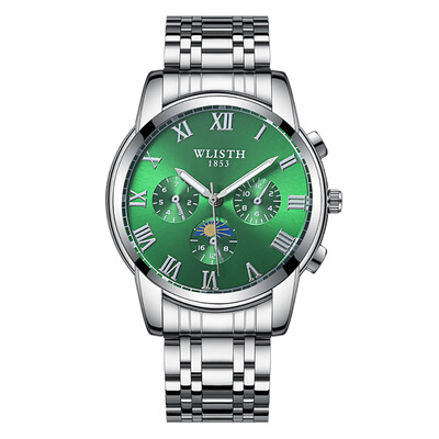 

Gobestart Luxury Watches Quartz Watch Stainless Steel Dial Casual Bracele Watch