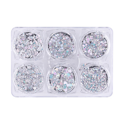 

〖Follure〗Eye Makeup Glitter Gel Set With Star And Moon Patch Free Glue Nail Glitter