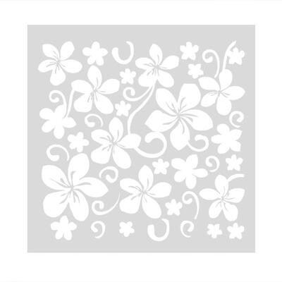 

Plastic Cake Coffee Spray Printing Mold DIY Fondant Embossed Decor Stencil