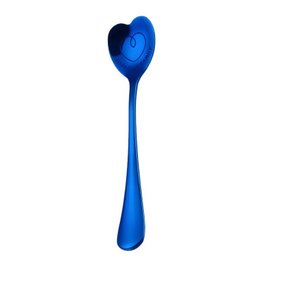 

Siaonvr Colorful Spoon Handle Spoons Flatware Coffee Drinking Tools Kitchen Gadget BU