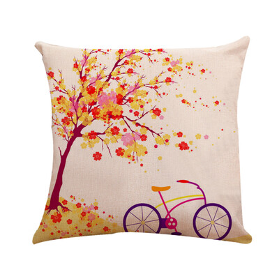 

〖Follure〗Square Pillow Cover Cushion Case Toss Pillowcase Hidden Zipper Closure