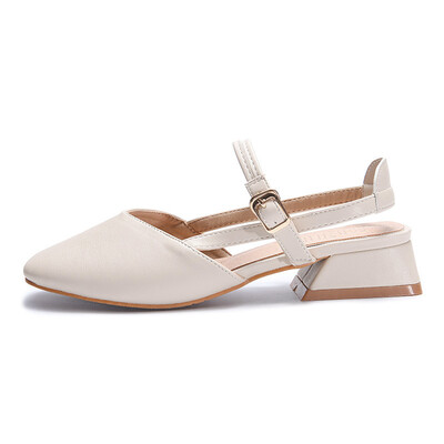 

8160 Korean version of the fashion sweet banquet slim womens shoes thick with flat with shallow m