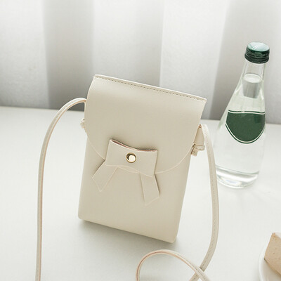 

Tailored Fashion Women Bow Crossbody Bag Shoulder Bag Messenger Bag Phone Coin Bag Black