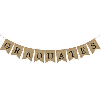 

Toponeto Graduation Bunting Banner CONGRATS GRAD Graduation Party Decor Banner Pull Flag