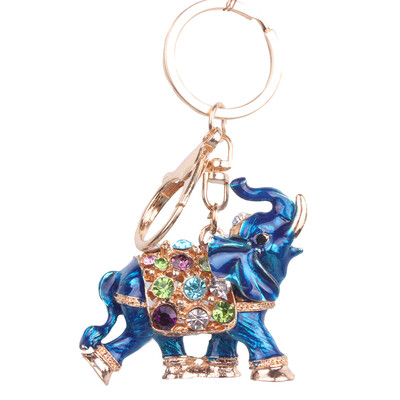 

Elephant alloy key chain bag car key pendant holiday celebration small gift