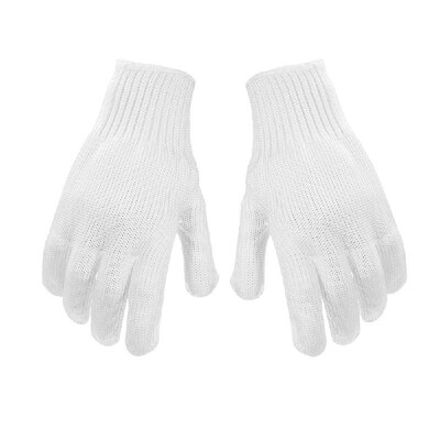 

Cut-proof gloves professional protective self-defense gloves 5 grade wire gloves reinforced white multi-purpose New black level 4