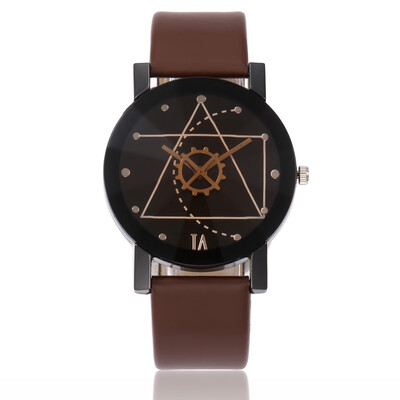 

Creative geometry gear literal ladies watch fashion