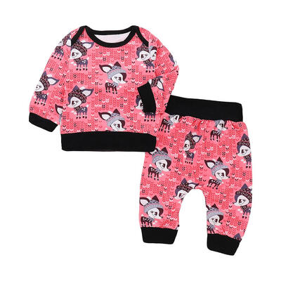 

2pcs Spring Newborn Baby Clothing Set Long Sleeve Sweatshirt Pants Outfits