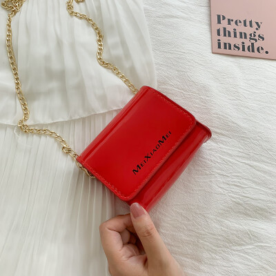 

Niche mini bag 2019 new style texture slung ins net red with the same paragraph wild chain lipstick bag