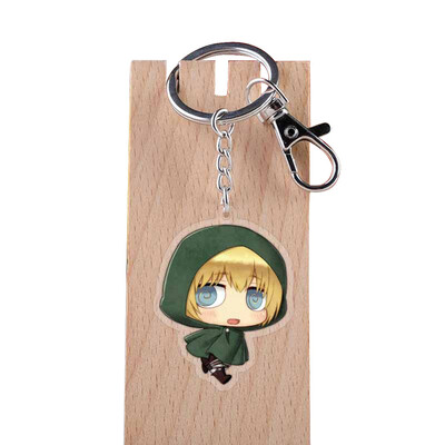 

Anime Attack On Titan Key Chain Acrylic Pendant Anime Accessories Cartoon Key Ring-in Key Chains