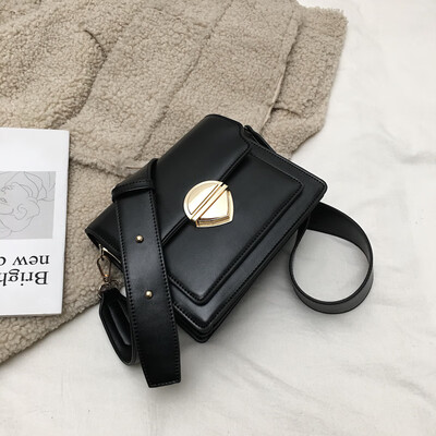 

Hong Kong style retro broadband small square bag 2019 new autumn&winter Korean version of 100 lap network celebrity girl singl