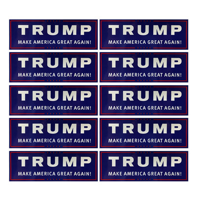 

Car Stickers 10pcs Donald Trump Sticker Car Decals Creative Sticker Waterproof Car Scratch Repair Decorative Stickers