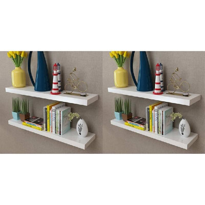 

Wall Shelves 4 pcs White 315