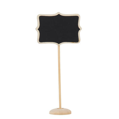 

10pcs Mini Retangle Chalkboard Blackboard Stand Wedding Lolly Party Tag