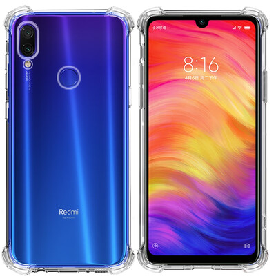 

Mrnorthjoe Shockproof Armor Clear Back Case Cover for Xiaomi Redmi Note 7