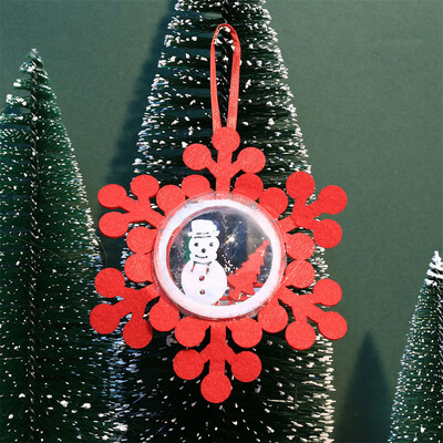 

〖Follure〗Christmas Round Ball Cute Ornaments Festival Party Xmas Tree Hanging Decoration