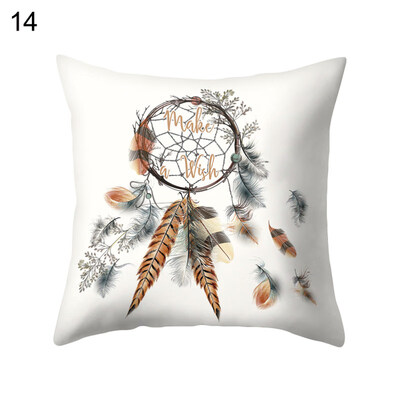 

Feather Moon Dreamcatcher Pillow Case Cushion Cover Sofa Bed Car Hotel Decor