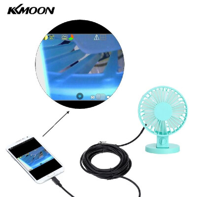 

KKmoon 55mm 2m Mini Digital USB Endoscope Inspection Camera Adjustable Brightness for Android Phones PC