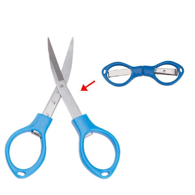 

Foldable Scissors Stationery Portable Manual Student Paper Scissors Paper Cutting Knife Office Cutting Knives