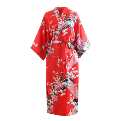 

Toponeto Women Sexy Print Blossom Kimono Dressing Gown Bath Robe Lingerie Nightdress