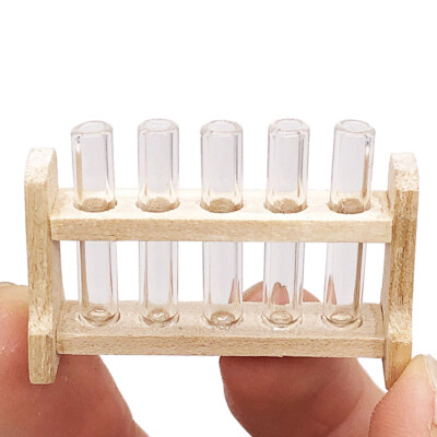 

Siaonvr 112 Dollhouse Miniature Laboratory Test Tube Rack Set for Living Room Decor