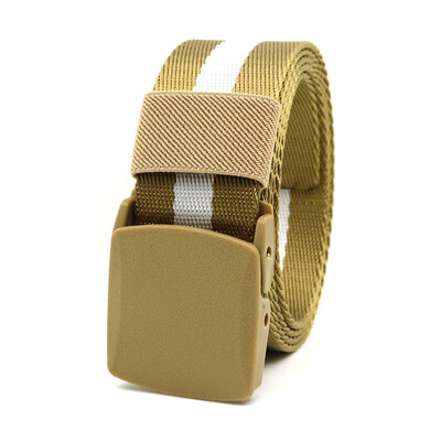 

Mens fashion Belts Automatic Buckle Nylon Belt Male Army Tactical Belt men&women high quality Striped canvas Waist Belts