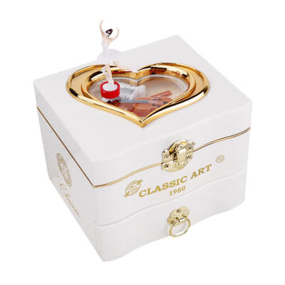 

Classic Rotating Dancer Piano Music Box Clockwork Plastic Jewelry Boxes