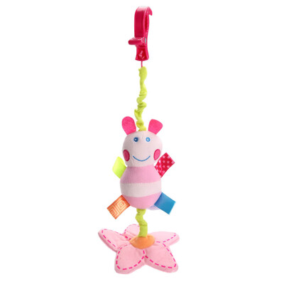 

Cute Cartoon Animal Plush Doll Baby Kids Soft Bed Hanging Toy Butterfly