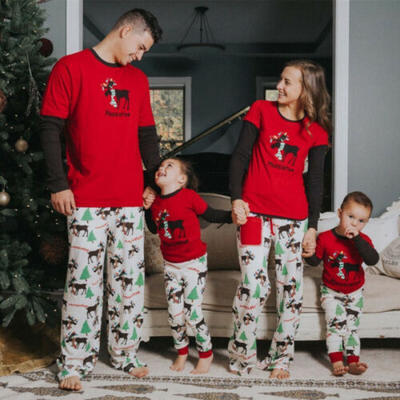 

Christmas Xmas Kids Adults Family Matching Set Sleepwear Pajamas Pyjamas Costume