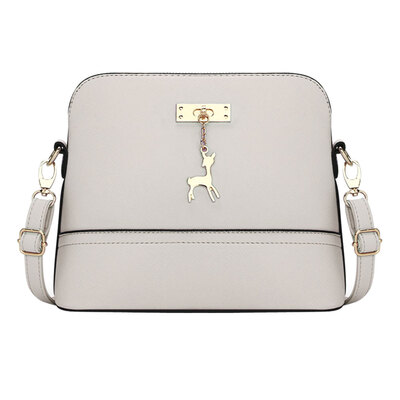 

Women PU Leather Vintage Messenger Bag Shoulder Crossbody Bag Shell Bag