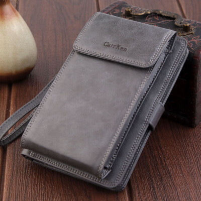 

Tailored Men Wallets With Coin Pocket Zipper Wallet Long Purse Coin Clutch Bag Business