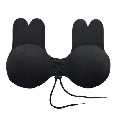 

Toponeto Women Anti-Bump Lifting Breathable Wire Drawing Rabbit Ear Chest Sticker Bra