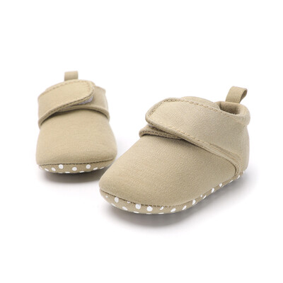 

Toddler Infant Baby Boys Girls Crib Stripe Splicing Soft Sole Anti-Slip Shoes
