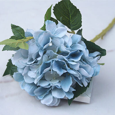 

FUNNYBUNNY Artificial Silk Flowers California Fake Beautiful Hydrangea Bunch Bouquet Flower for Home Wedding Decor Pack