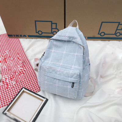 

FemaleLarge-capacity School Bag Student Mori Canvas Backpack Small Fresh Bag