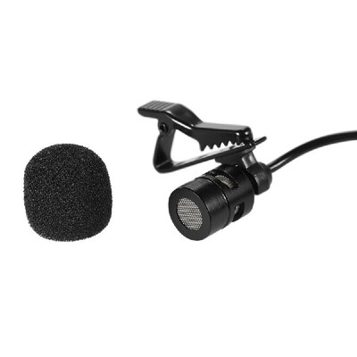 

150cm Cellphone Smartphone Mini Dual-Headed Omni-Directional Mic Microphone with Collar Clip for iPad iPhone5 6s 6 Plus Smartphone