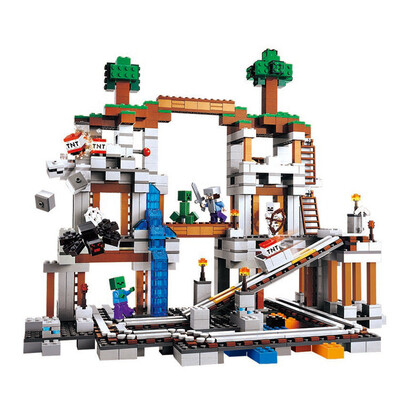 

HOT Minecrafted Steve Alex Zombie Enderman Reuben Skeleton Weapon Action Figures Toys Compatible With LegoINGlys Blocks